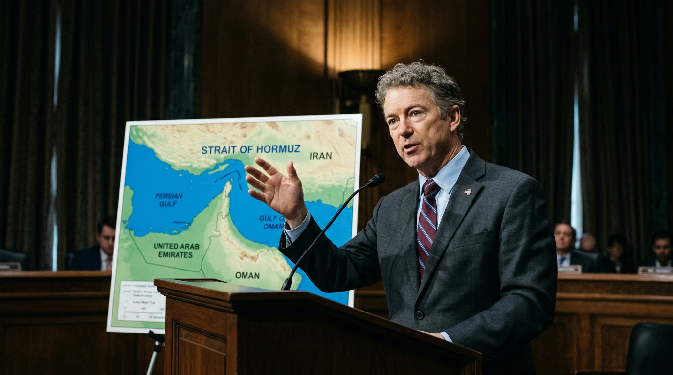 Rand Paul Backs Trump's Iran Deal, Says Opening Strait Of Hormuz Must Be 'First Order Of Business'