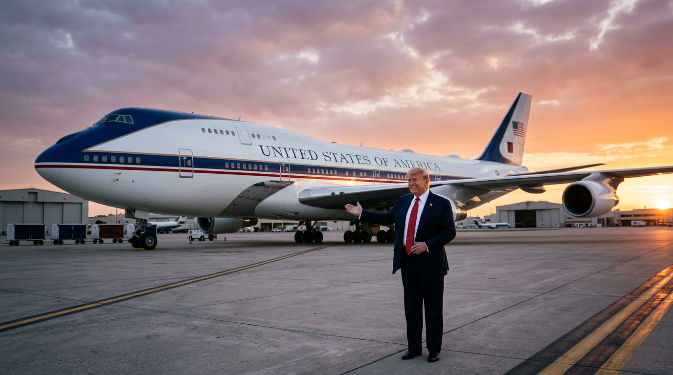 Trump Unveils Qatar-Donated Air Force One, Plans NATO and China Trips: 'Nobody Tops This One'