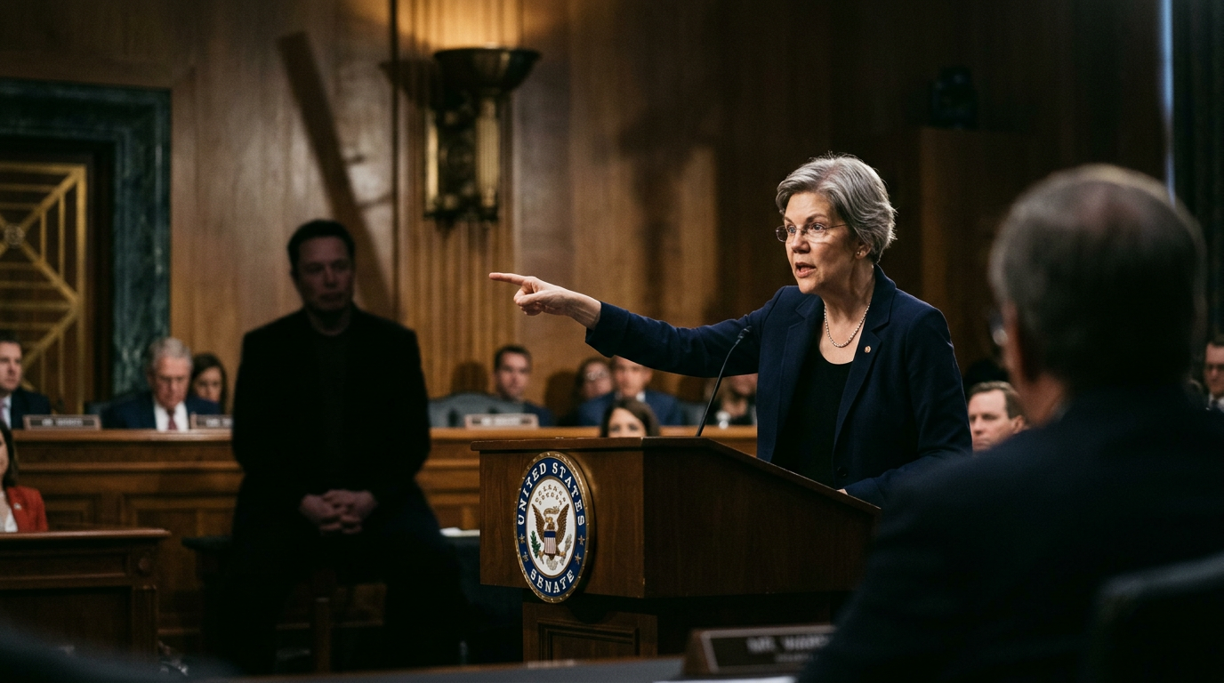 Elizabeth Warren Takes Aim at Elon Musk, Revives Push for Ultra-Millionaire Tax