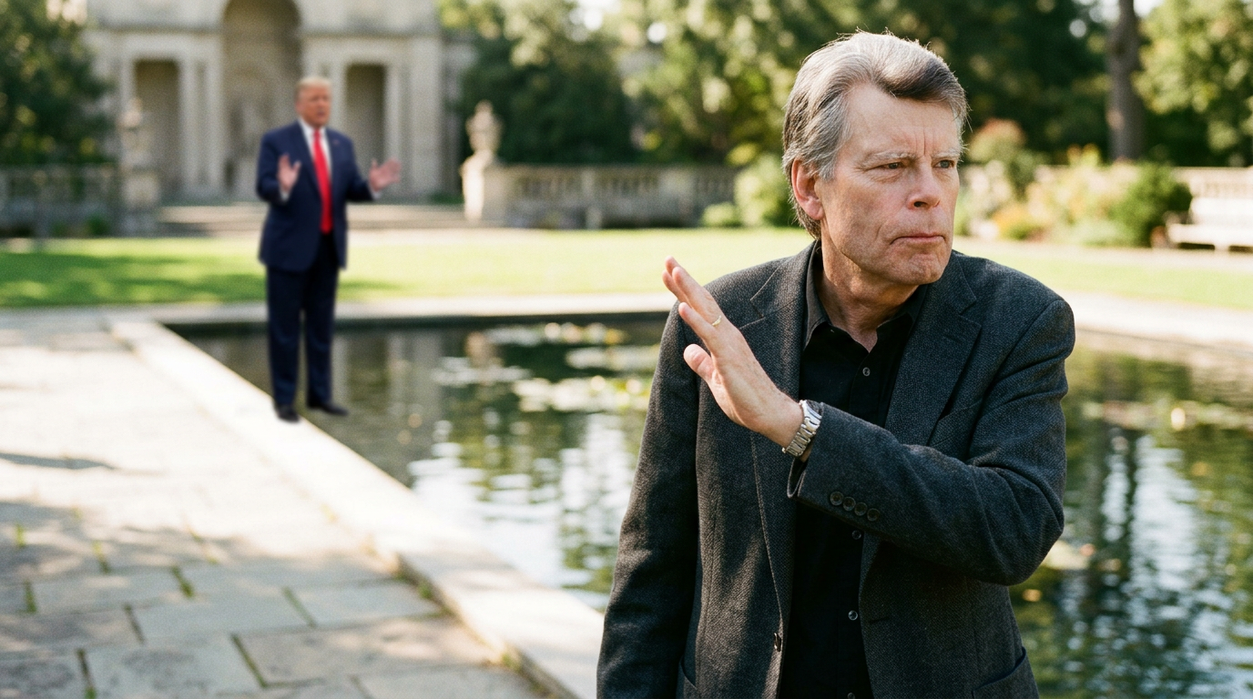 Stephen King Calls Out Trump Over Reflecting Pool 'Vandalism' Claims: 'Nobody Is Vandalizing It'