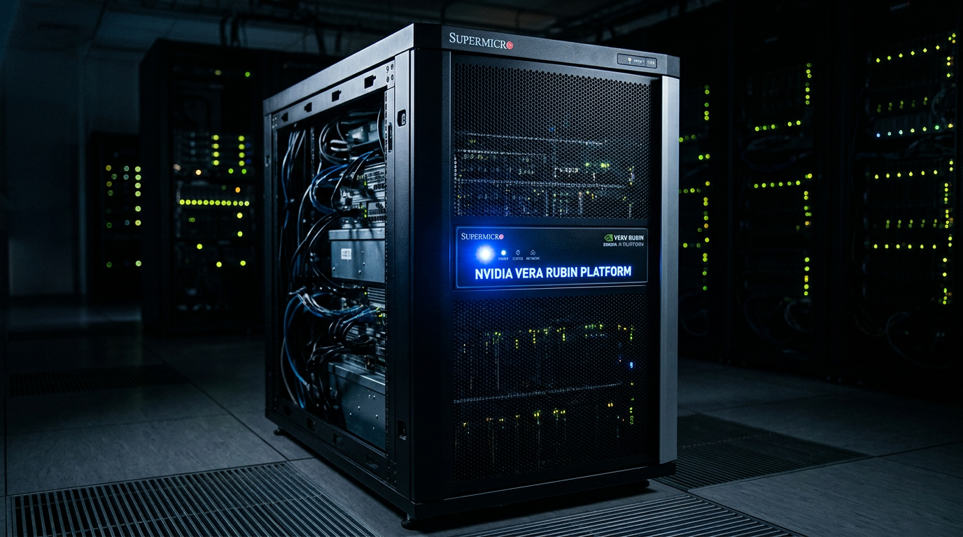 Super Micro Computer Stock Jumps 14% on New NVIDIA Vera Rubin Blueprint and Analyst Upgrade