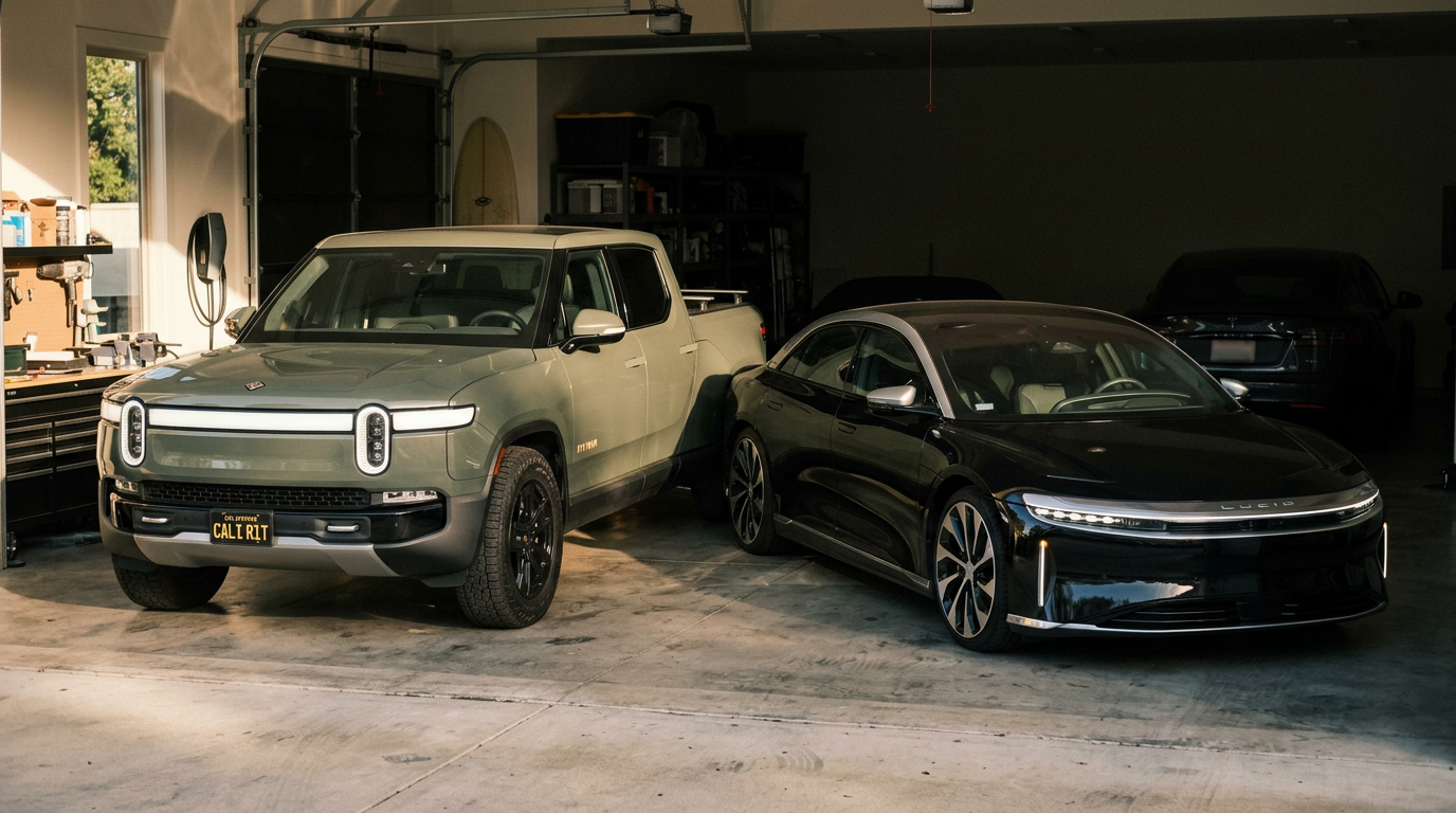 California's New EV Incentives Give Rivian and Lucid a Boost, Leave Tesla in the Cold