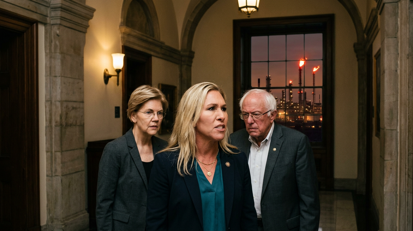 MTG, Warren, Sanders Blast Trump's Renewed Iran Strikes as Oil Prices Rise and Markets Wobble