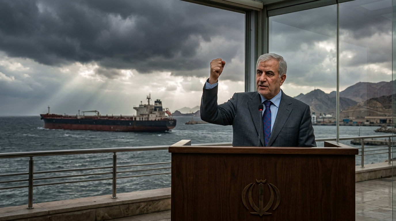 Iran's Parliament Speaker Says Strait of Hormuz Will Open Only Under Tehran's Terms, Slams US 'Bullying'