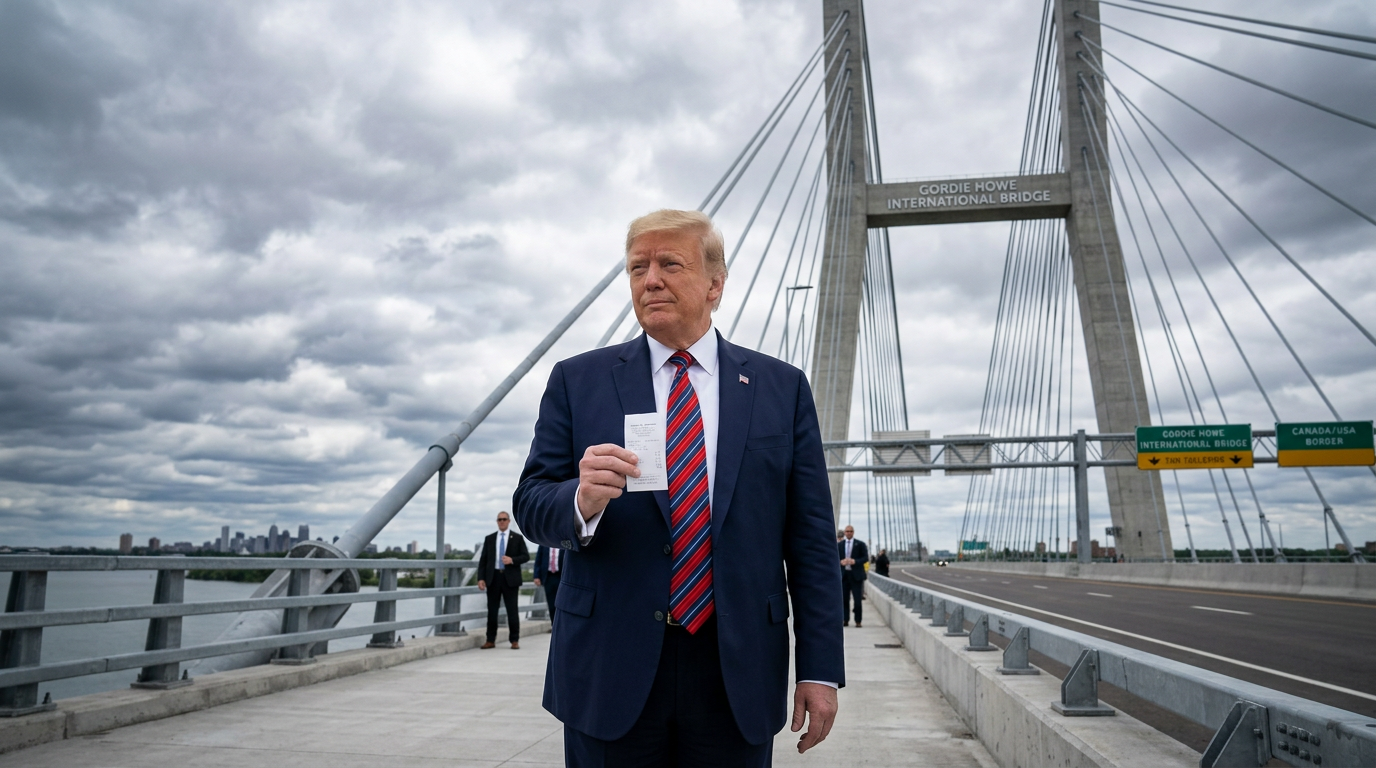Trump's Toll Triumph: U.S. Secures Half the Revenue on the $4.7 Billion Canada Bridge He Tried to Block