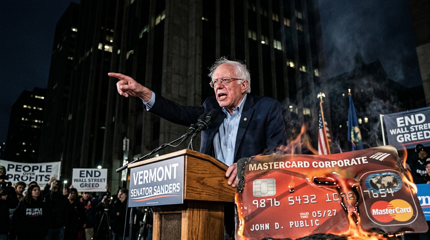 Bernie Sanders Says Trump Lied on 10% Credit Card Rate Cap as Banks Rake In Billions