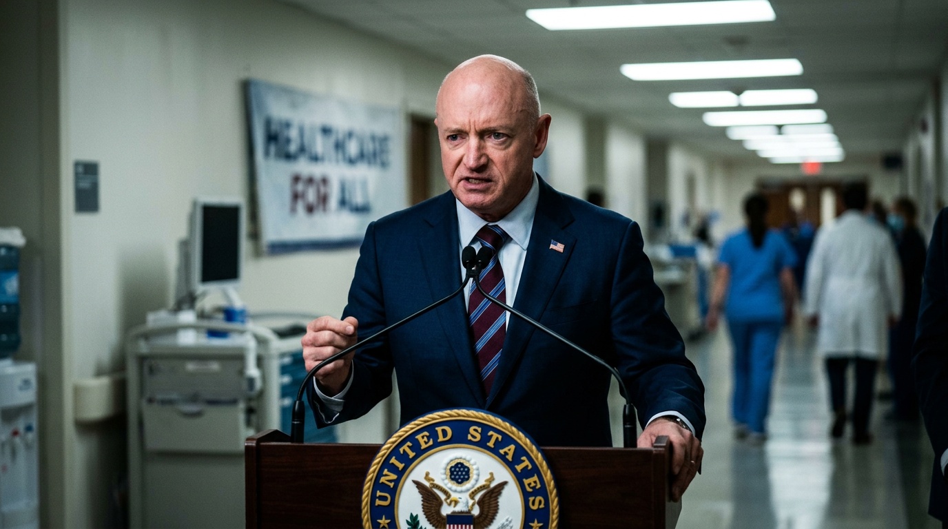 Mark Kelly Says GOP Is Slashing Healthcare to Give Billionaires a Tax Break