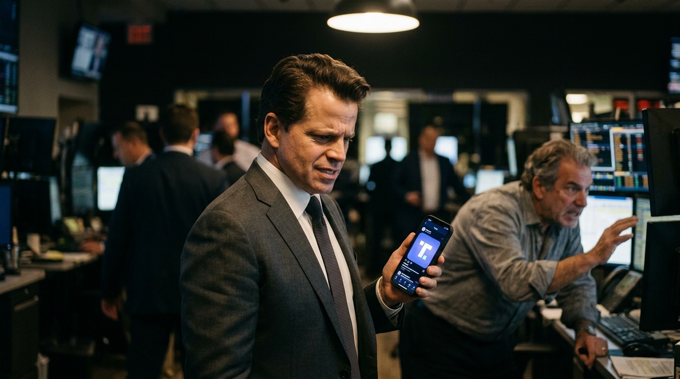 Scaramucci Says Trump Media's New API Lets Hedge Funds 'Front-Run' Your Trades