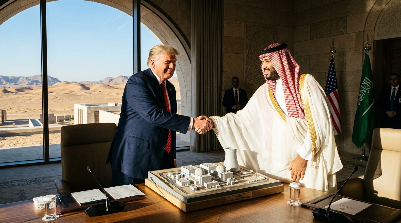 Trump and Saudi Crown Prince Seal a Nuclear Deal That Could Reshape Energy Politics