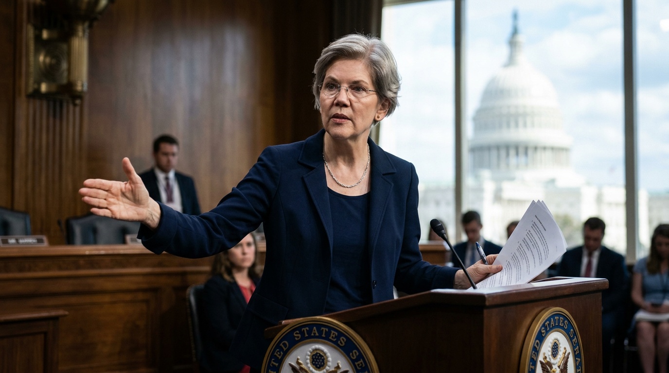 Elizabeth Warren Says Updated Crypto Bill 'Does Nothing' to Stop Trump From 'Cashing in on His Presidency', Wants It Dead on Arrival