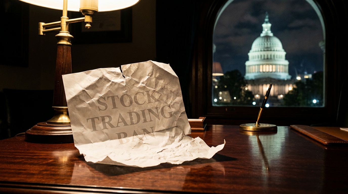 Congress Finally Passes a Stock Trading Ban — But It's Not What You Think