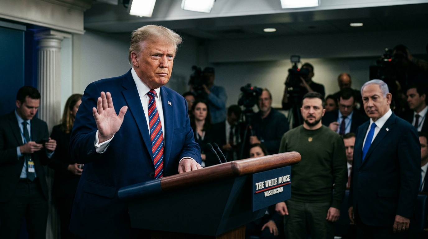 Trump Plays Down Russia-Iran Intel Claims as Markets Eye Zelensky and Netanyahu Visits