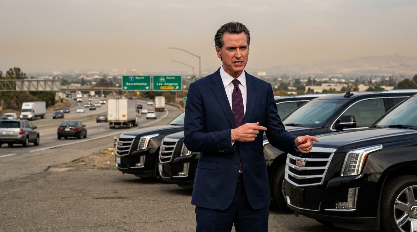 Newsom vs. Trump and GM: A Fight Over Gas Prices, Escalades, and California's Clean Car Rules