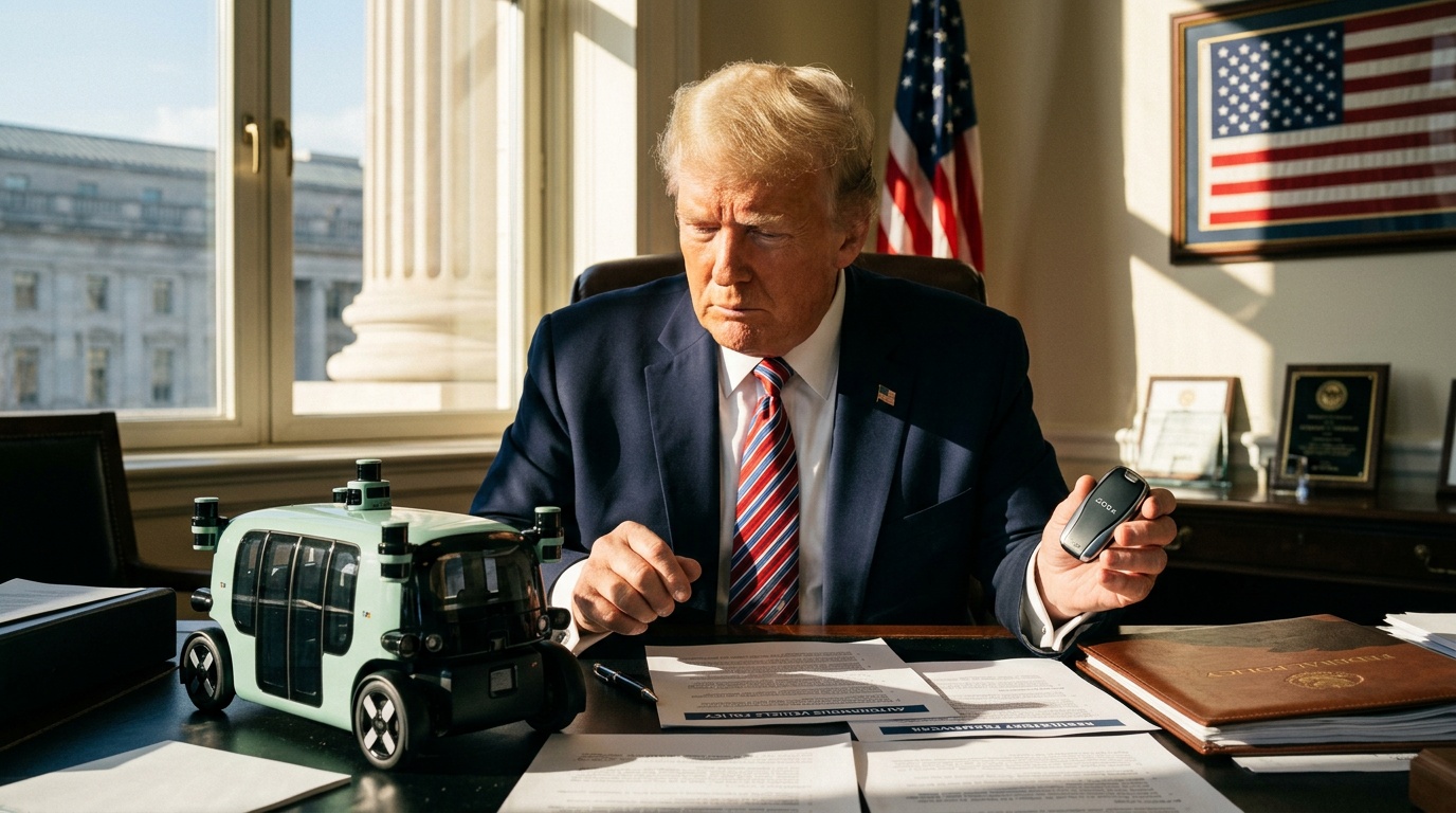 Trump's DOT Moves to Fast-Track Self-Driving Cars, Hands Zoox a Key Exemption