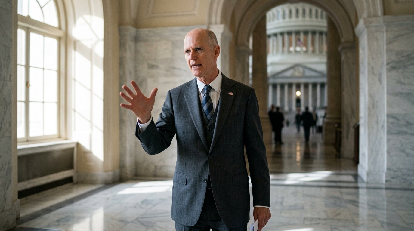 Rick Scott Says $3 Billion Daily Interest on National Debt Is 'Unsustainable,' Pushes for Balanced Budget