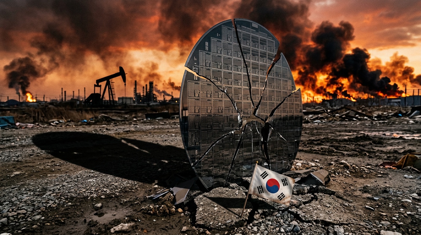 SK Hynix Drops 5% in Seoul, KOSPI Drops 3% Amid Reported US Pressure for Korean Chipmakers to Invest in America; Brent Slips as Iran Tensions Rise