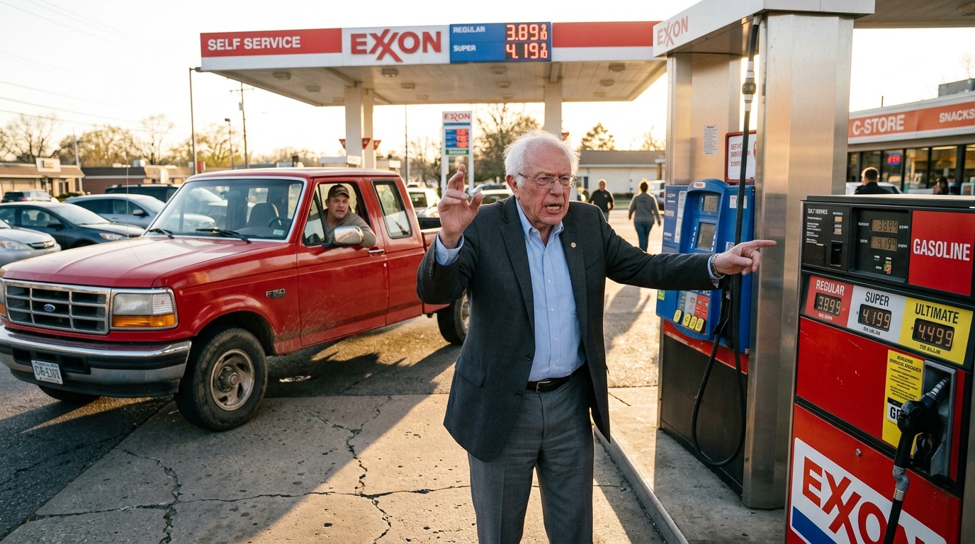 Sanders and Democrats Blame Trump's Iran War for Record Gas Prices Ahead of Labor Day