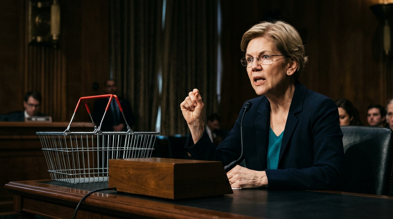 Elizabeth Warren Says Trump Is Selling Meme Tokens and Trading Stocks While Americans Choose 'Between Paying Rent and Buying Groceries'