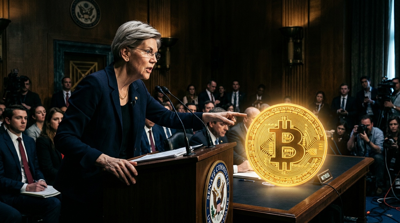 Elizabeth Warren Says Trump Is First President To 'Own' A Bank, Calls For End To 'Crypto Corruption' As CLARITY Act Vote Looms