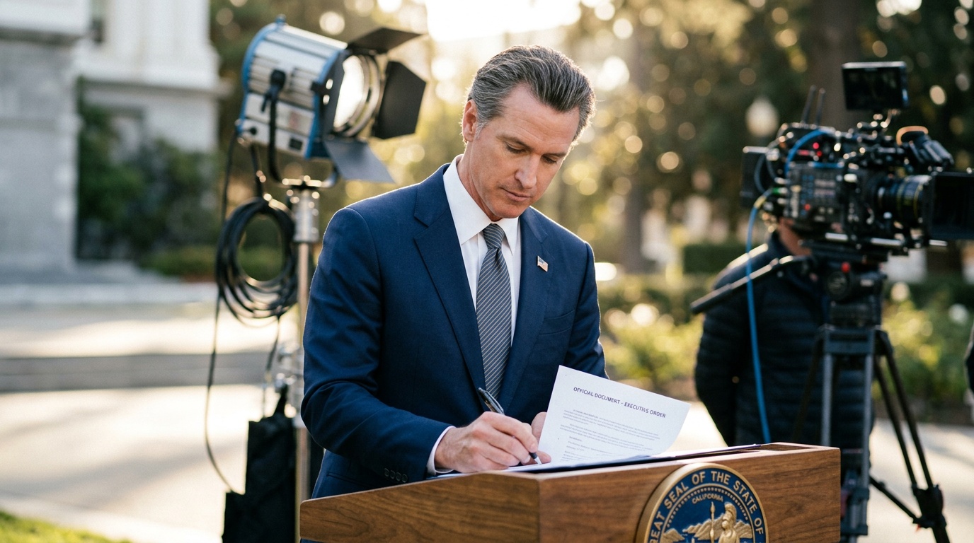 Gavin Newsom Signs California AI Ad Disclosure Law as SAG-AFTRA Cheers: 'We Should Be Able to Easily Tell The Difference'