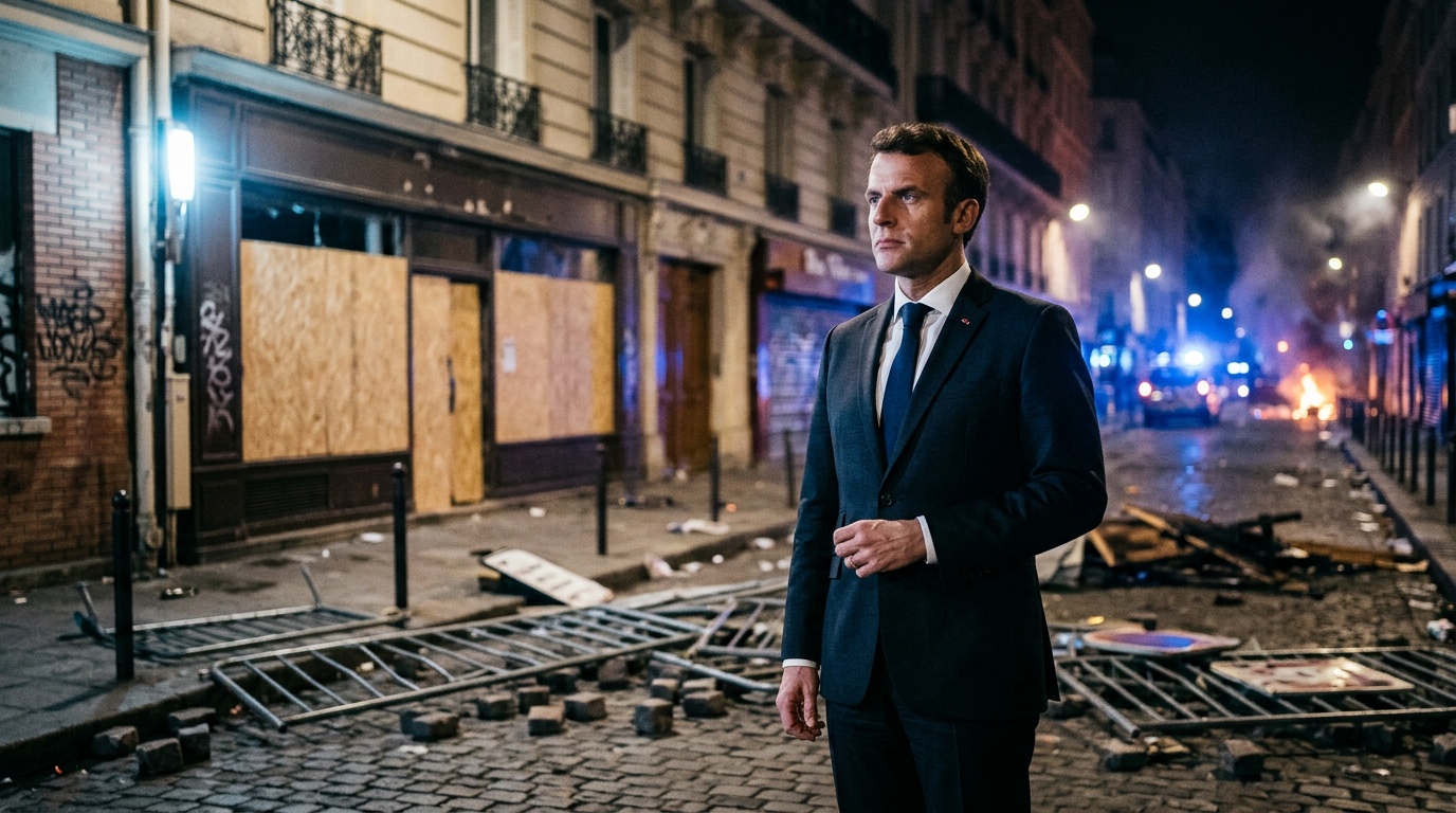 France Erupts: 2,400 Arrested as Macron Says 'Nothing Justifies It'